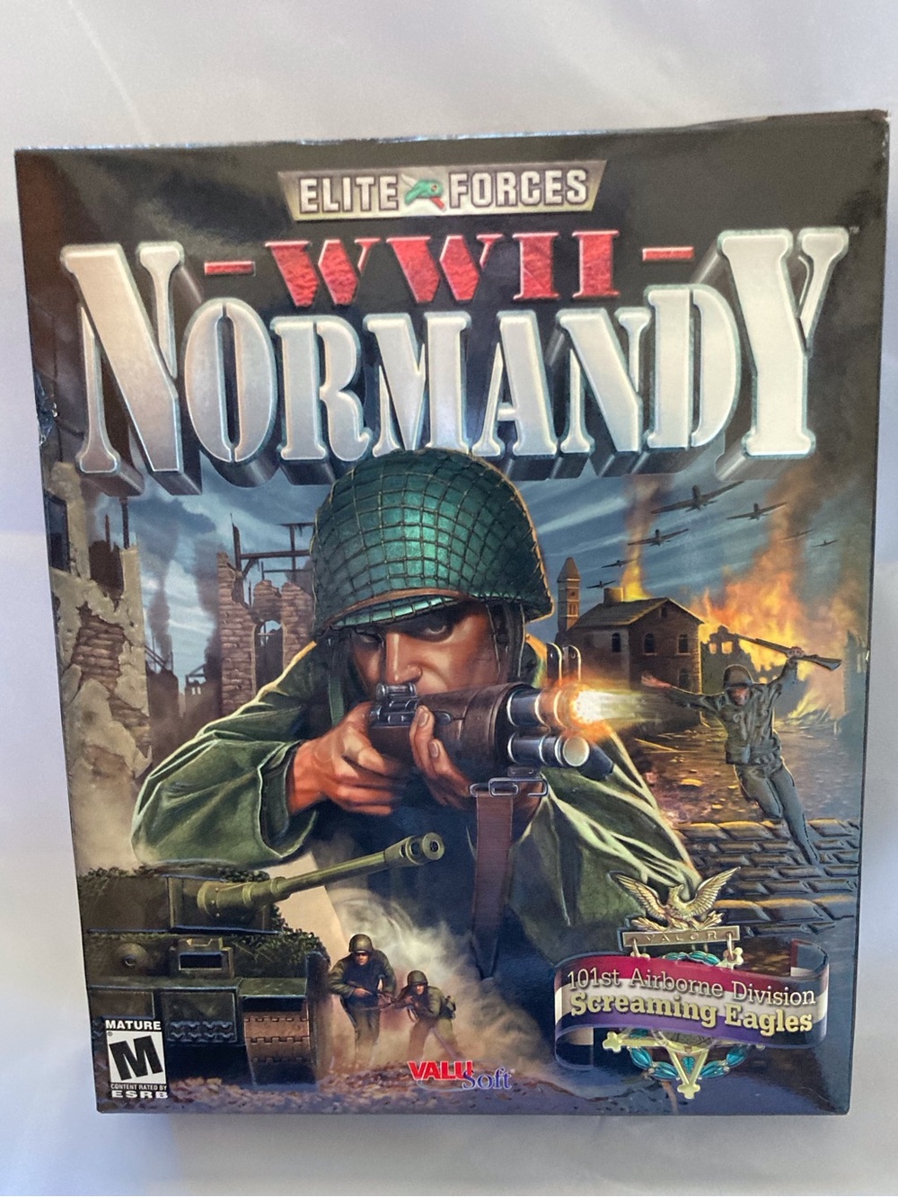 ELITE FORCES:WWII Normandy PC Game Big Box BRAND NEW Original Sealed Tabs 2001